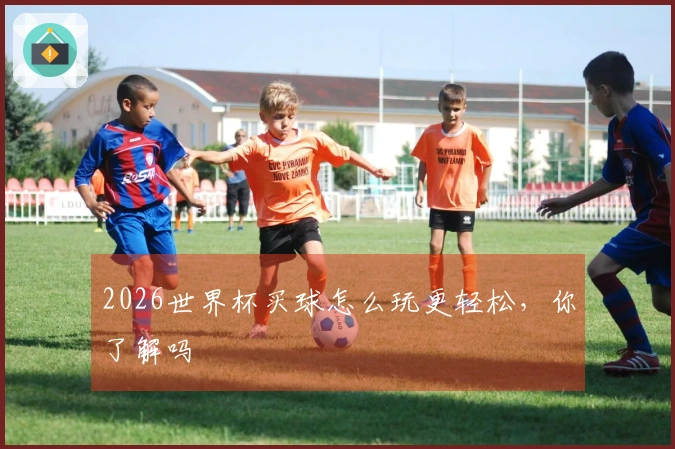 2026世界杯买球怎么玩更轻松，你了解吗